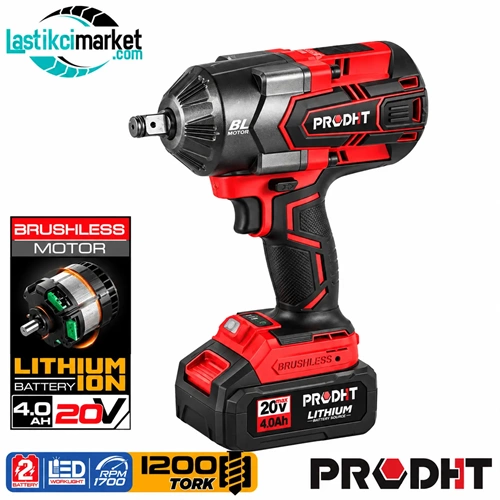 Dht 1/2 Şarjlı Somun Sıkma Makinesi 1200 Nm Tork