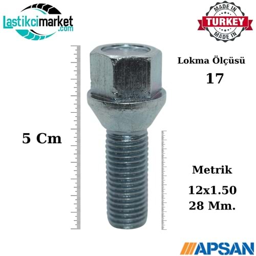 M 12x1.50 28 Mm 17 AA Bijon