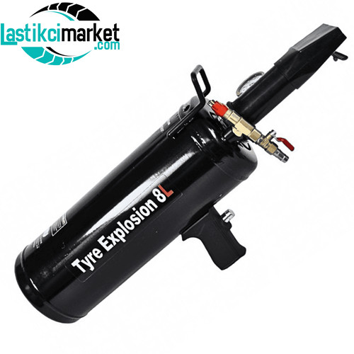 Şoklama Tüpü Bazuka Tip-Metal Siyah 8 Lt