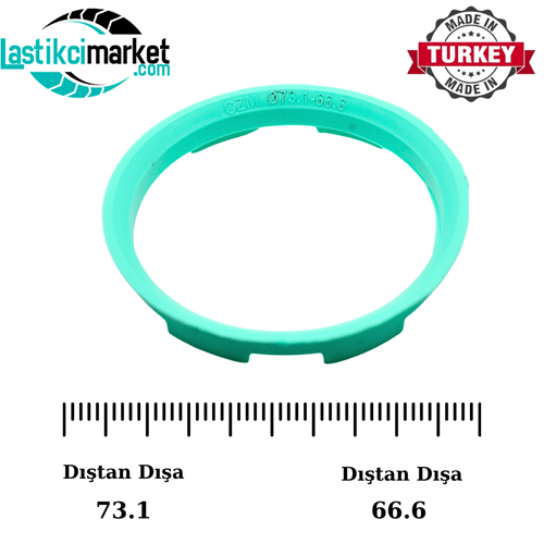 73.1-66.6 Mm Jant Sabitleme Yüzük (Bilezik)