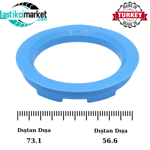 73.1-56.6 Mm Jant Sabitleme Yüzük (Bilezik)