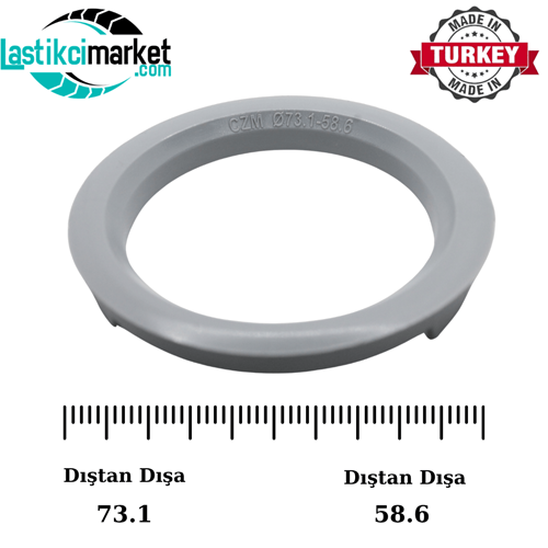 73.1-58.6 Mm. Jant Sabitleme Yüzük (Bilezik)