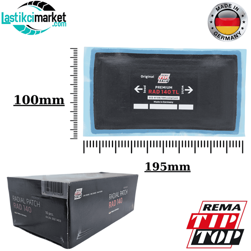 Rema Rad 140 Radyal Yama (195x100)Mm. Paket İçi Miktar (10)