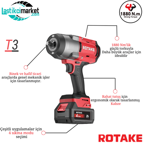 Rotake T3 1/2