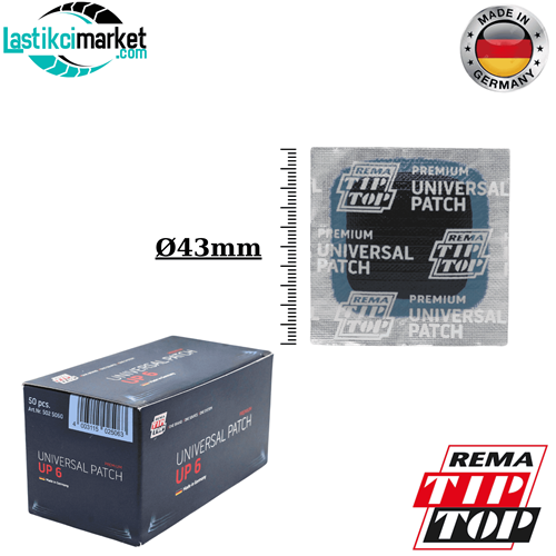 Rema Up 6 Çivi Deliği Yaması Q(43Mm.)Paket İçi Miktar (50)