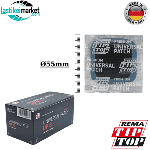Rema Up 8 Çivi Deliği Yaması Q(55Mm.)Paket İçi Miktar (50)