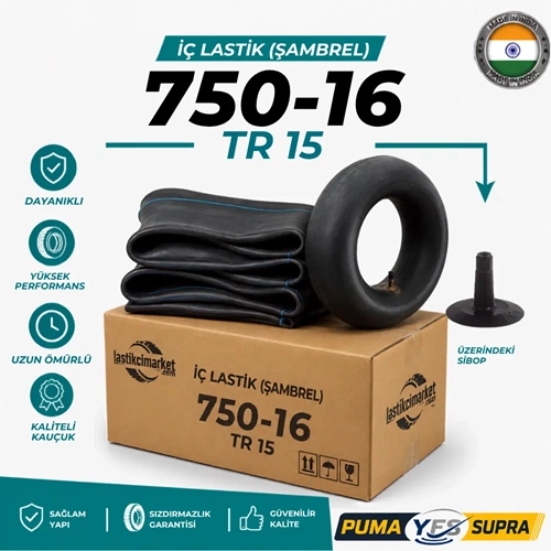 750-16 Tr 15 (TA) Puma Yes Supra İç Lastik Koli İçi Adet (18)