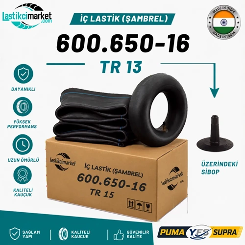600.650-16 Tr 15 (TA) Puma Yes Supra İç Lastik Koli İçi Adet (24)