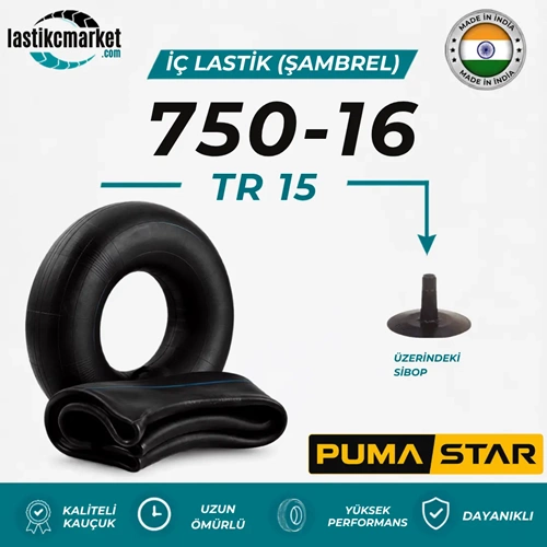 750-16 Tr15 Puma Star İç Lastik Koli İçi Adet (15)