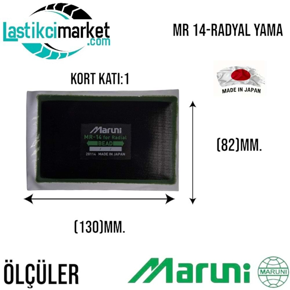 Mr 14 Maruni Radyal Yama Paket İçi Adet (10)