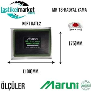 Mr 18 Maruni Radyal Yama Paket İçi Adet (10)