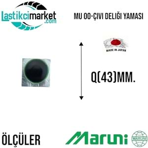 Mu 00 Maruni Çivi Deliği Yaması Paket İçi Adet (100)