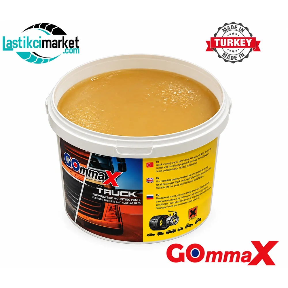 Gommax Truck Montaj Kremi Sarı 5 Lt