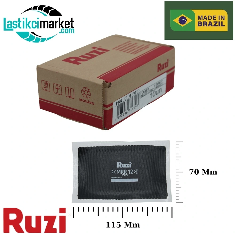 Mrr 12 Ruzi Radyal Yama (115x70)Mm. Paket İçi Adet (10)
