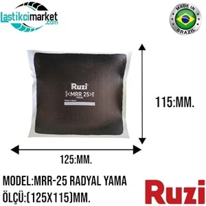 Mrr 25 Ruzi Radyal Yama (125x115)Mm. Paket İçi Adet (10)