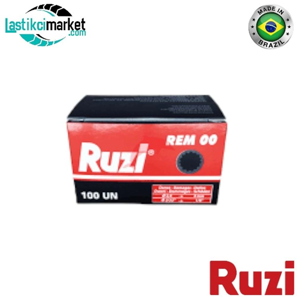 Rem 00 Ruzi İç Lastik Yaması Q(30)Mm. Paket İçi Adet (100)