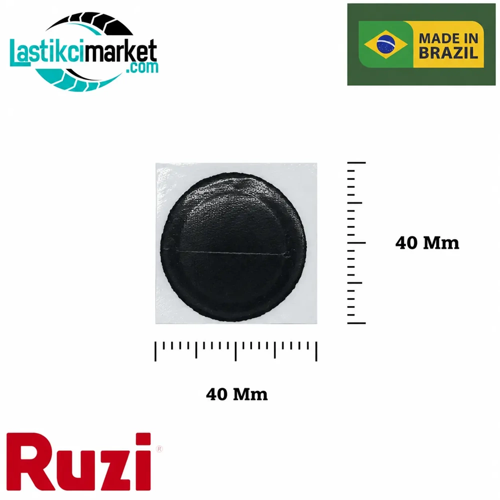 Rem 01 Ruzi İç Lastik Yaması Q(40)Mm. Paket İçi Adet (120)