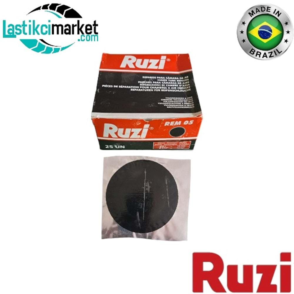 Rem 05 Ruzi İç Lastik Yaması Q(100)Mm. Paket İçi Adet (25)