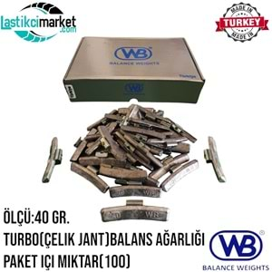 40 Gr Turbo Yerli Kurşun Paket İçi Miktar (100)