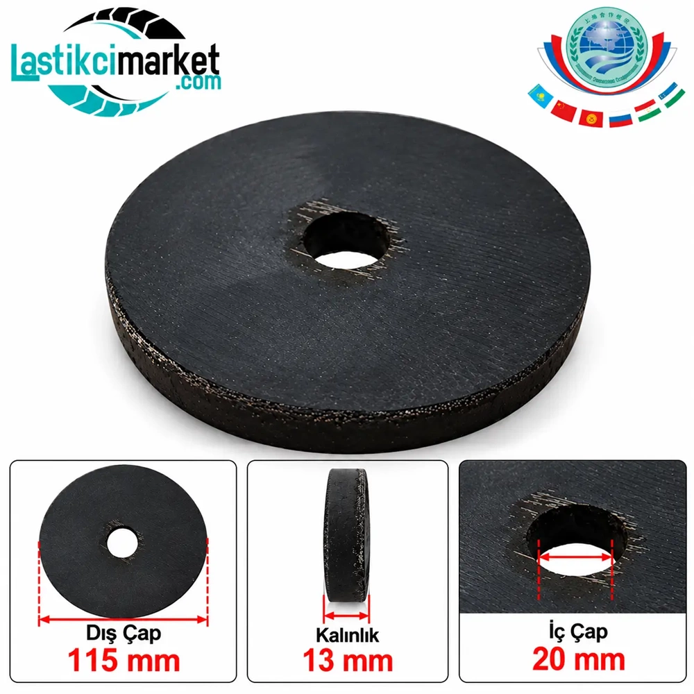 Telli Fırça Kaucuk 11.5 Cm