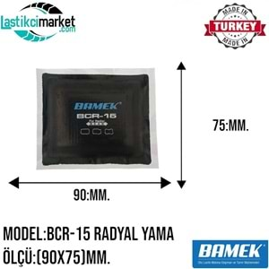 Bcr 15 Bamek Yama (90X75)Mm. Kutu İçi Adet (20)