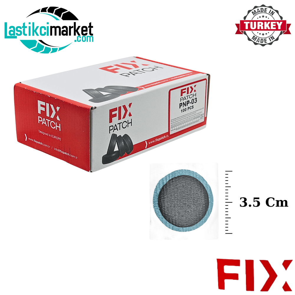 Fix Pnp 3 Çivi Deliği Yaması Ölçü:(35)Mm. Pk. İçi Miktar (100)Adet