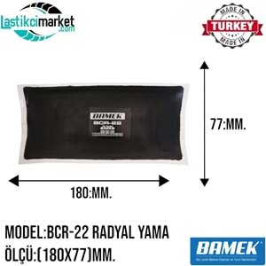 Bcr 22 Bamek Yama (180X77)Mm. Kutu İçi Adet (10)