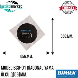 Bcd 1 Bamek Yama Diagonal Q(56)Mm. Kutu İçi Adet (30)