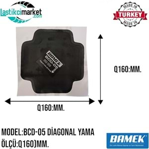 Bcd 5 Bamek Yama Diagonal Q(160)Mm. Kutu İçi Adet (10)