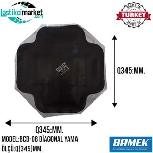 Bcd 8 Bamek Yama Diagonal Q(345)Mm. Kutu İçi Adet (5)