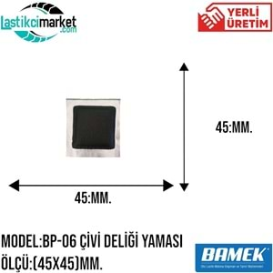 Bp 6 Bamek Yama Kare (50X50)Mm. Kutu İçi Adet (50)