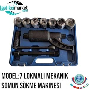 7 Lokmalı Mekanik Somun Sökme Takma Makinesi