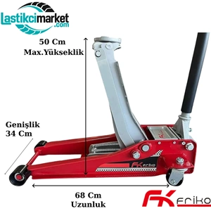 FK Friko 3 Ton Arabalı Alçak Profil Garaj Kriko
