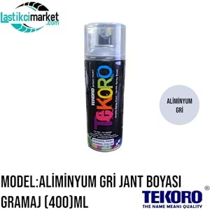 Tekoro Aliminyum Jant Boyası 9005 (400)Ml