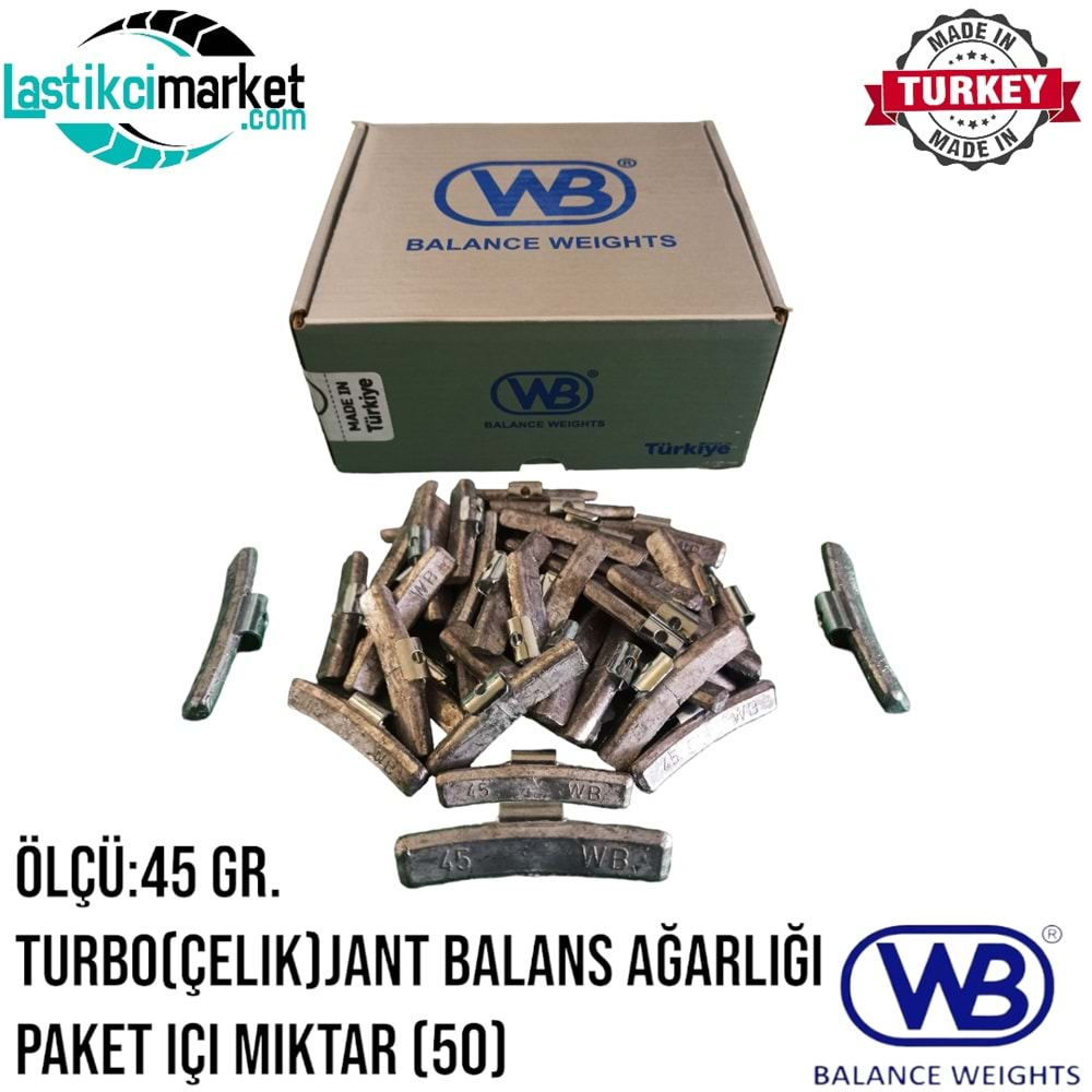 45 Gr Turbo Yerli Kurşun Paket İçi Miktar (50)