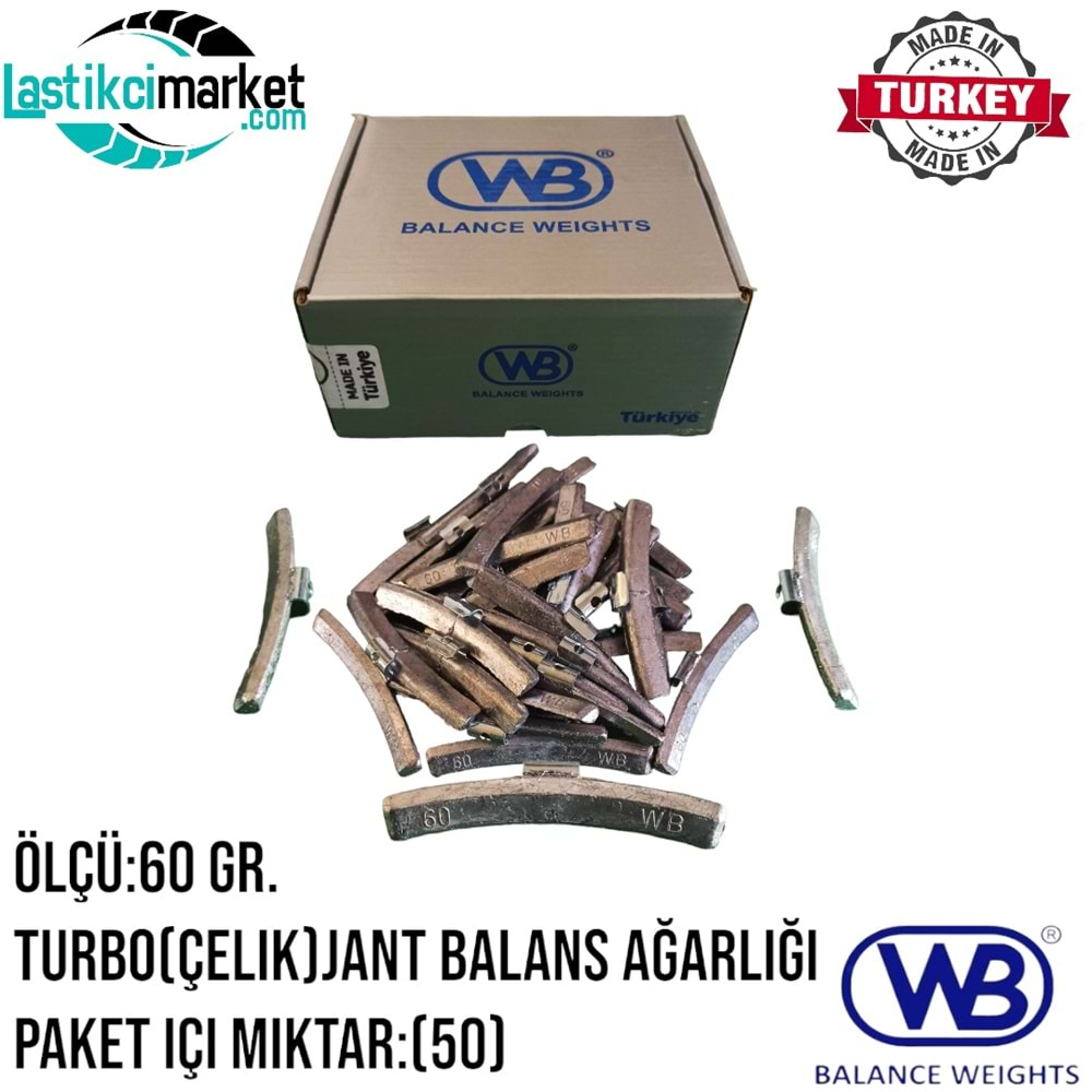 60 Gr Turbo Yerli Kurşun Paket İçi Miktar (50)