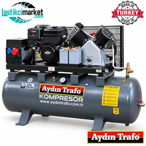 Aydın Trafo 22-300 Alt Bs 12 Bar 14 Hp Alternatörlü Honda Motor İpli Marşlı Benzinli Komprösör