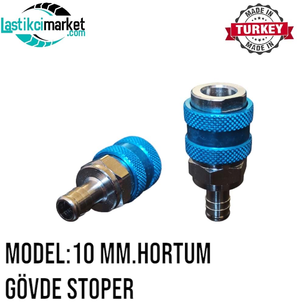 10 Mm. Hortum Gövde Stoper (Bilyalı)