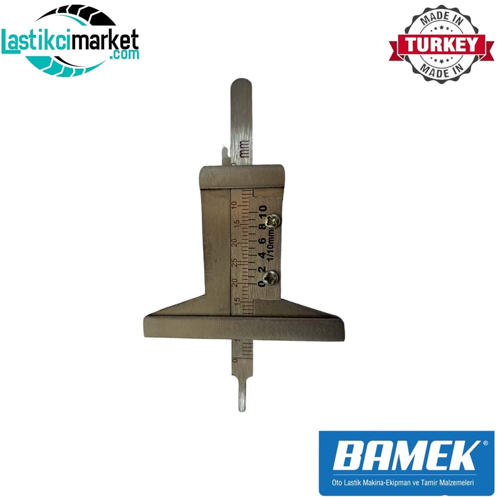 Lastik Diş Derinlik Ölçme Kumpası Metal (Büyük RT-013A)