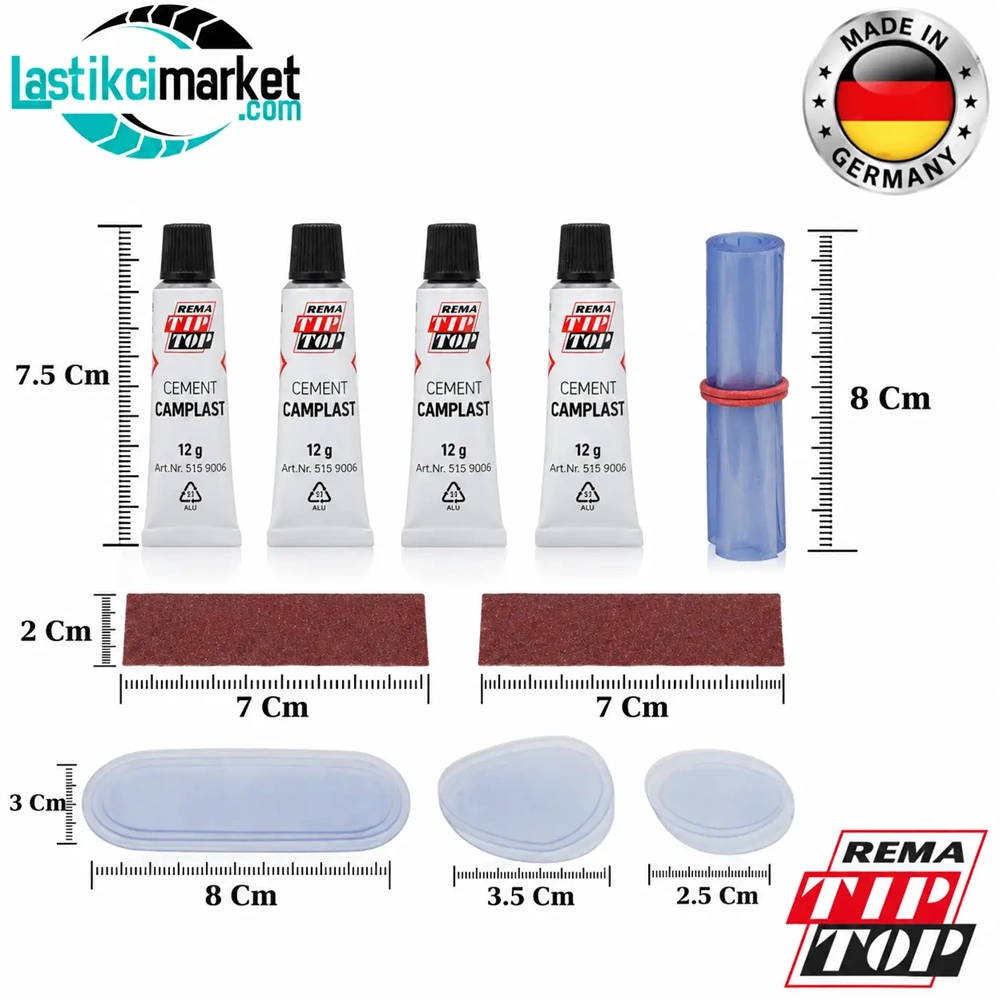 Bot-Çadır Tamir Yama Seti Camplast 3 Kit Maxı
