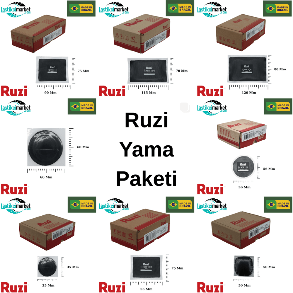 Ruzi Yama Kolisi (10) Paket Koli İçi Miktar