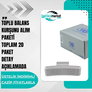 Toplu Balans Kurşunu Koli (20) Paket Koli İçi Miktar