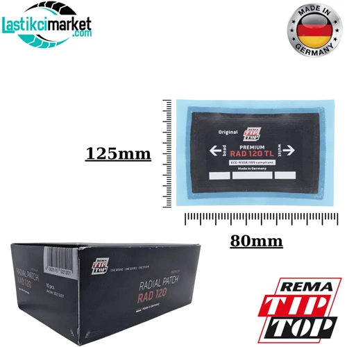 Rema Rad 120 Radyal Yama (125x80)Mm. Paket İçi Miktar (10)