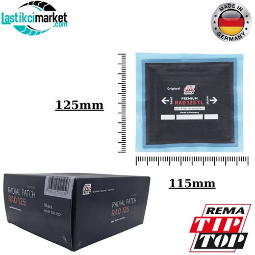 Rema Rad 125 Radyal Yama (125x115)Mm. Paket İçi Miktar (10)