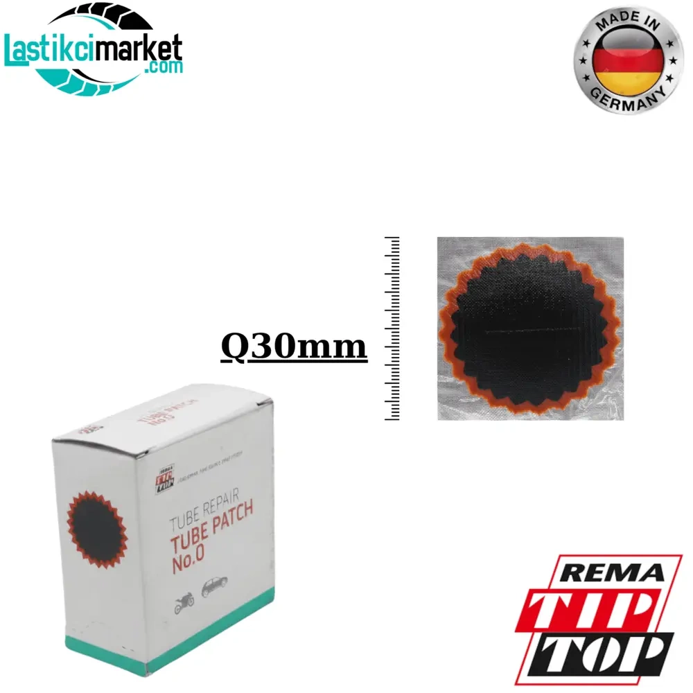 Rema No 0 İç Lastik Yaması (30)Mm. Paket İçi Miktar (100)