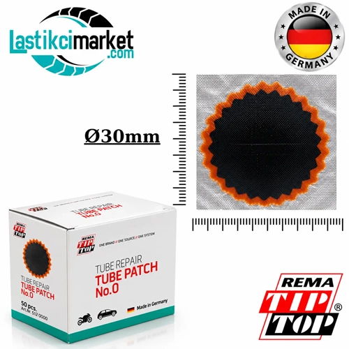 Rema No 0 İç Lastik Yaması (30)Mm. Paket İçi Miktar (100)