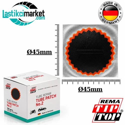 Rema No 2 İç Lastik Yaması (45)Mm. Paket İçi Miktar (30)