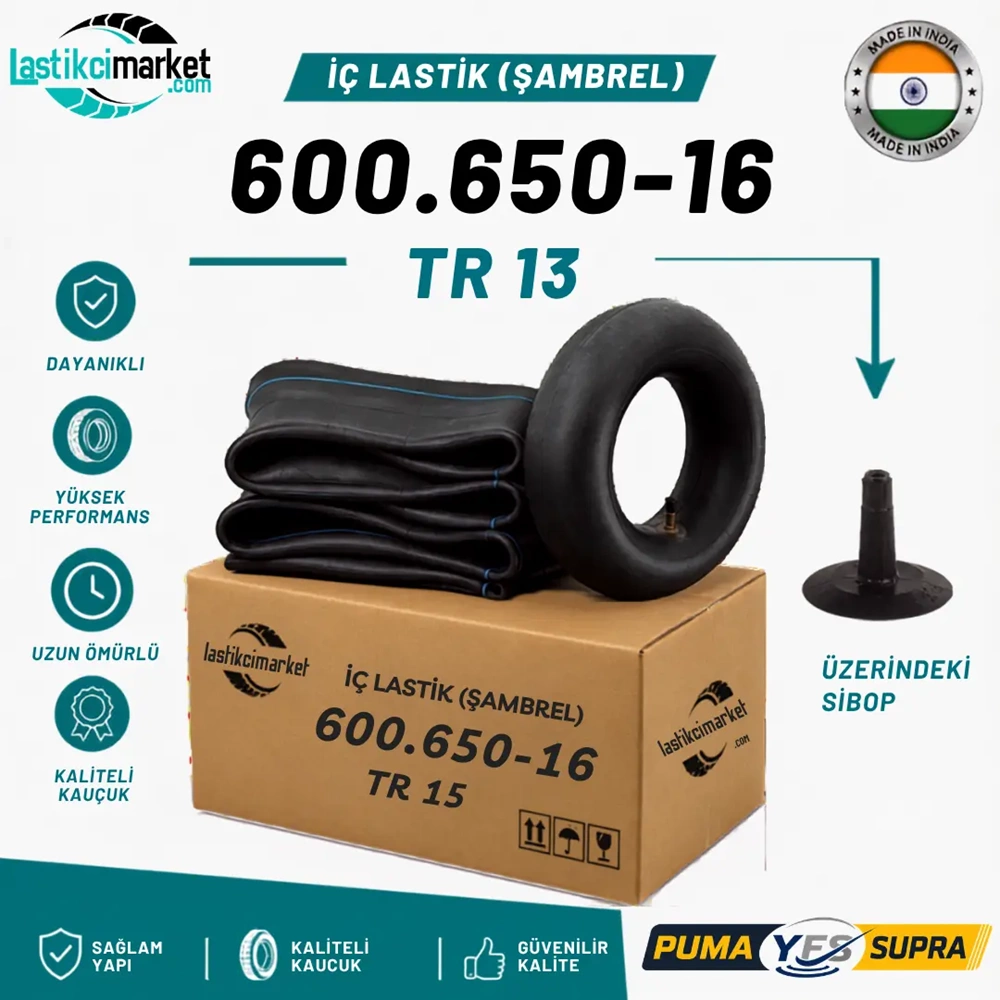 600.650-16 Tr 15 (TA) Puma Yes Supra İç Lastik Koli İçi Adet (24)