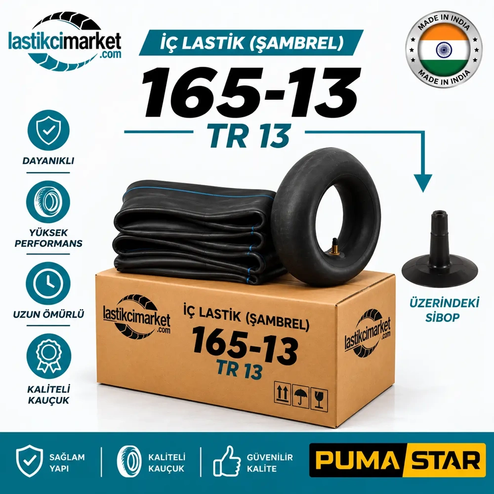 165-13 Tr13 (TA) Puma Star İç Lastik Koli İçi Adet (35)