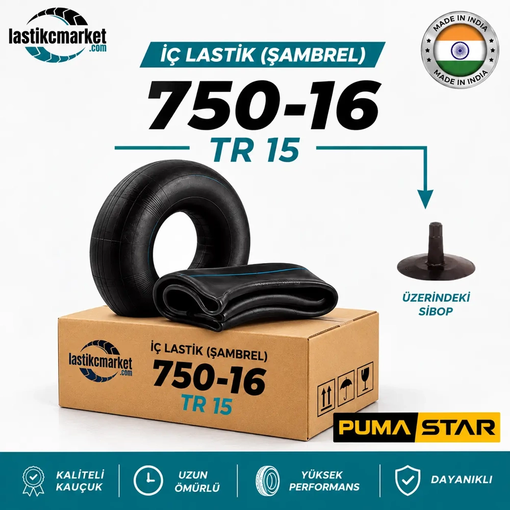 750-16 Tr 15 (TA) Puma Star İç Lastik Koli İçi Adet (15)